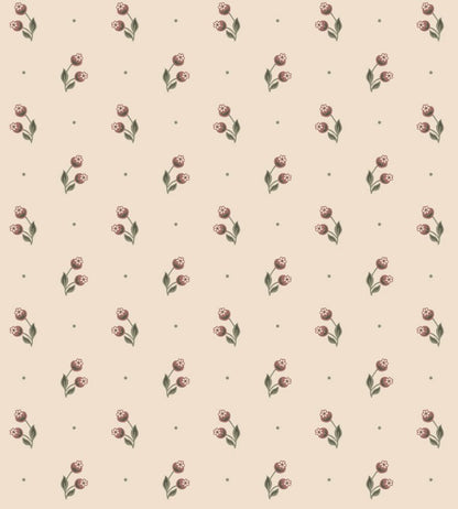 Siv Wallpaper by Sandberg Burgundy