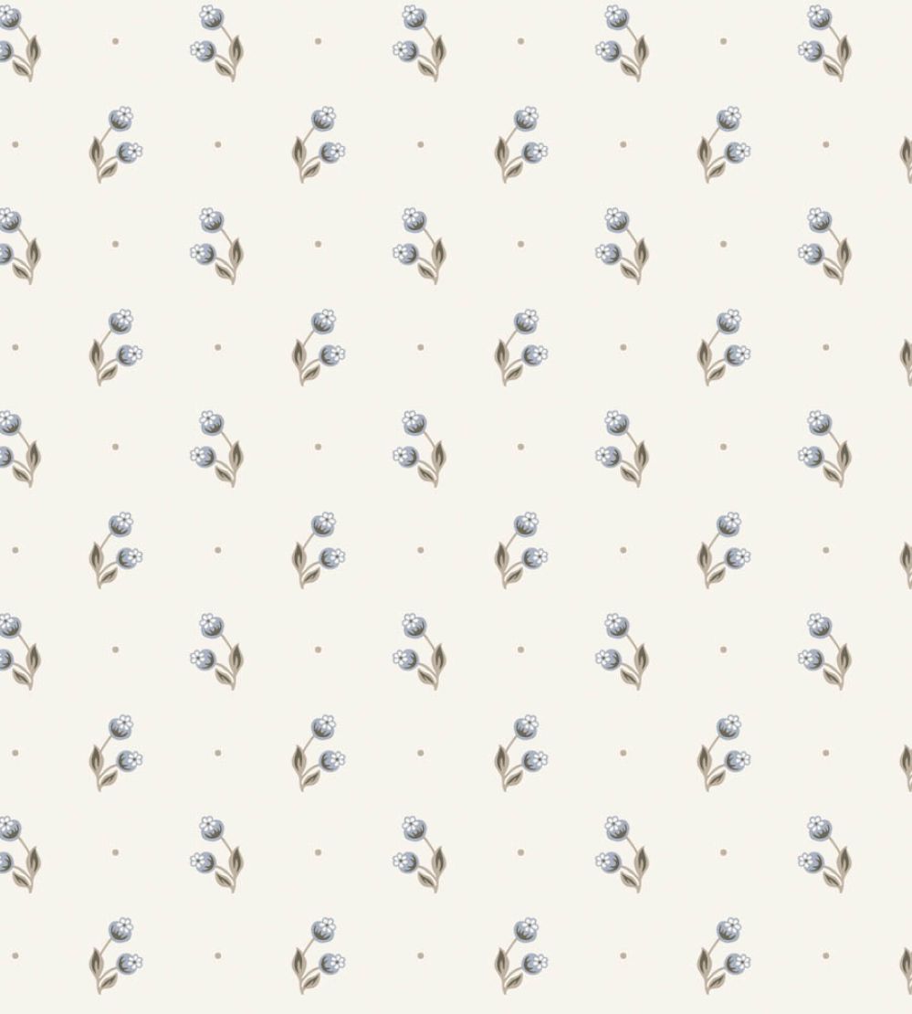 Siv Wallpaper by Sandberg Misty Blue