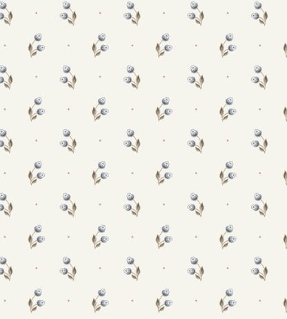 Siv Wallpaper by Sandberg Misty Blue