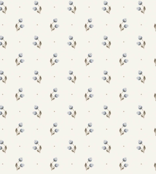 Siv Wallpaper by Sandberg Misty Blue