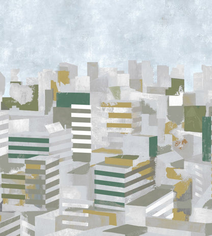 Skyline Mural by Tres Tintas Spring