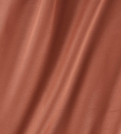 Sloane Silk Fabric by James Hare Terracotta