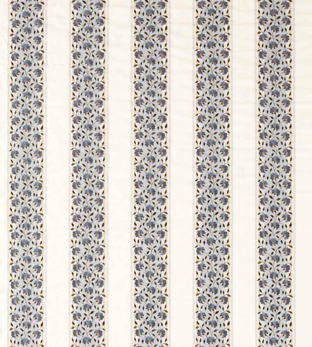 Sloe Blossom Fabric by Sanderson Woad/Porcelain