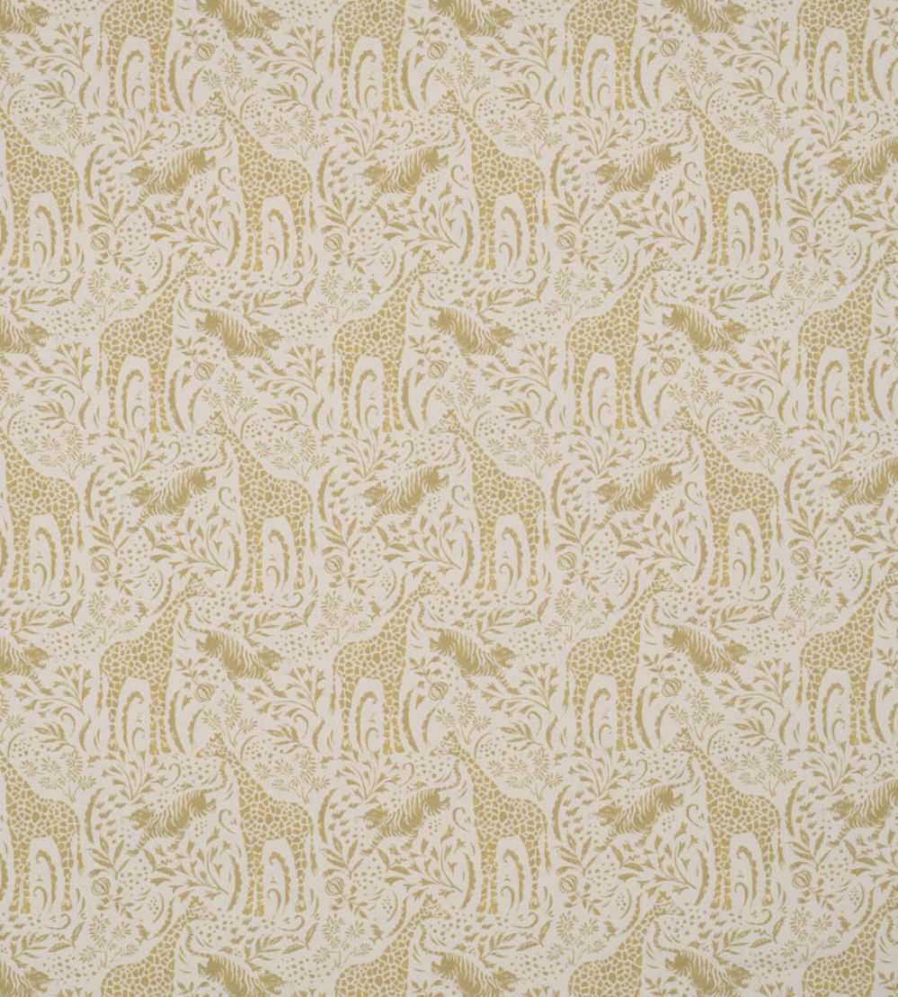 Sylvan Fabric by James Hare Gold