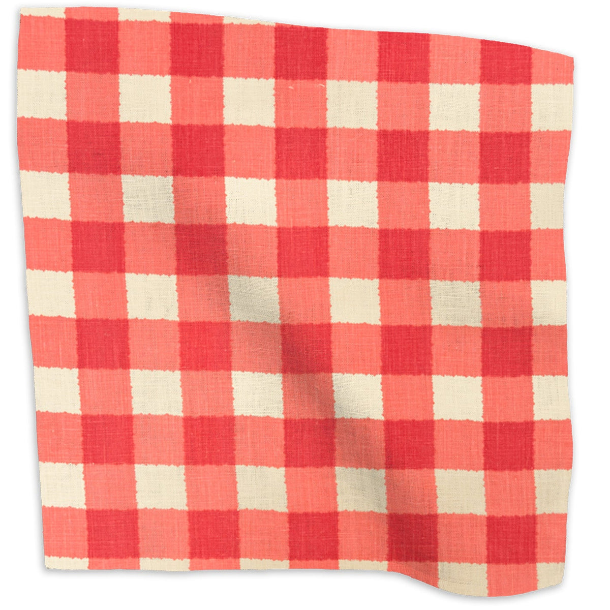 Small Check Fabric by Kathryn M. Ireland in Red