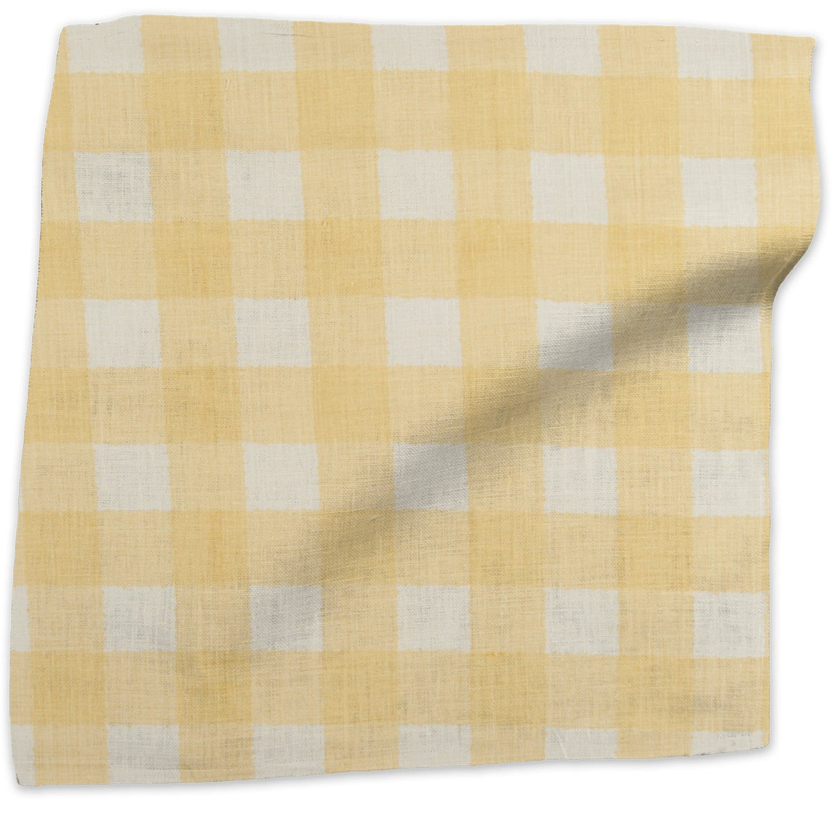 Small Check Fabric by Kathryn M. Ireland in Yellow