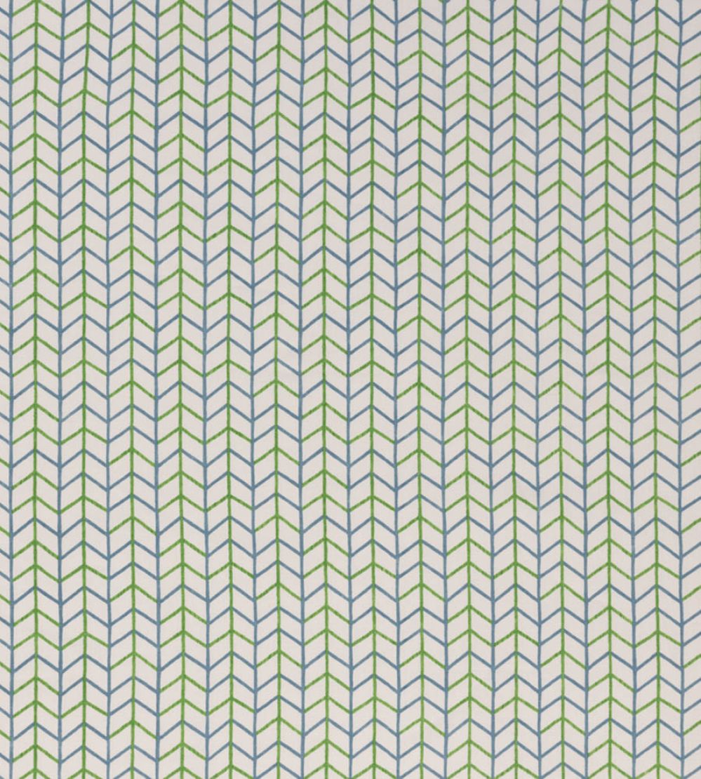 Small Way Fabric by Christopher Farr Cloth Green