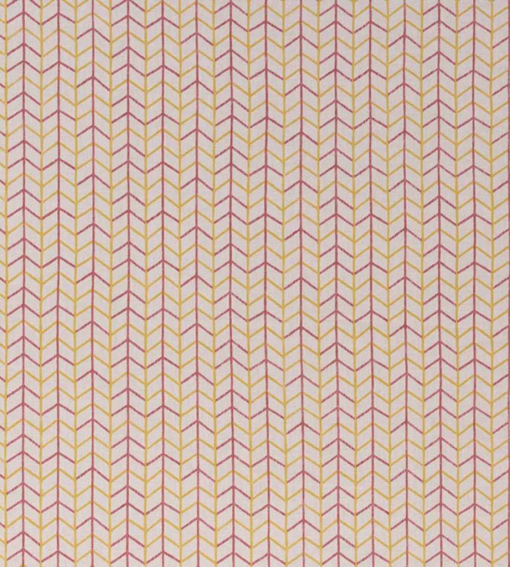 Small Way Fabric by Christopher Farr Cloth Raspberry