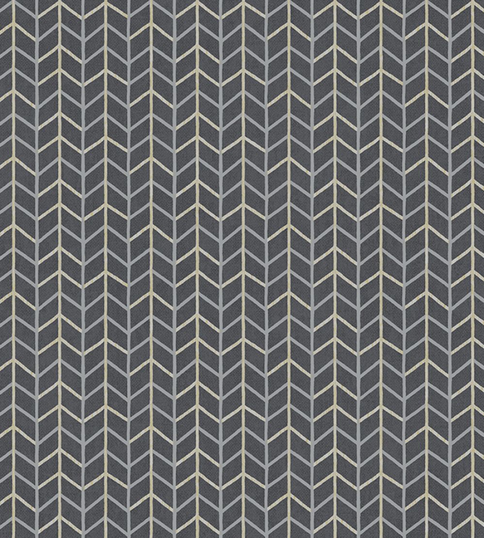 Small Way Grass Cloth Wallpaper by Christopher Farr Cloth Coal