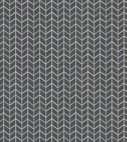 Small Way Grass Cloth Wallpaper by Christopher Farr Cloth Coal