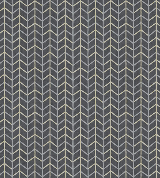 Small Way Grass Cloth Wallpaper by Christopher Farr Cloth Coal