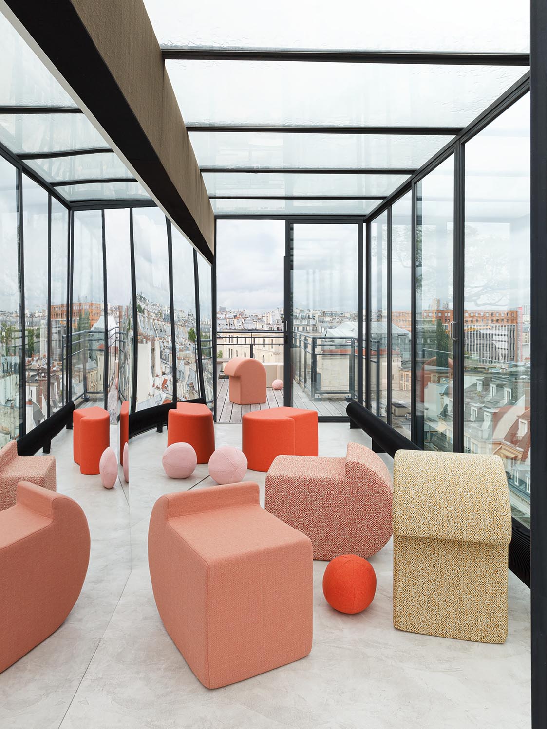 Socoa Fabric by Pierre Frey shown in a room setting (view 2)