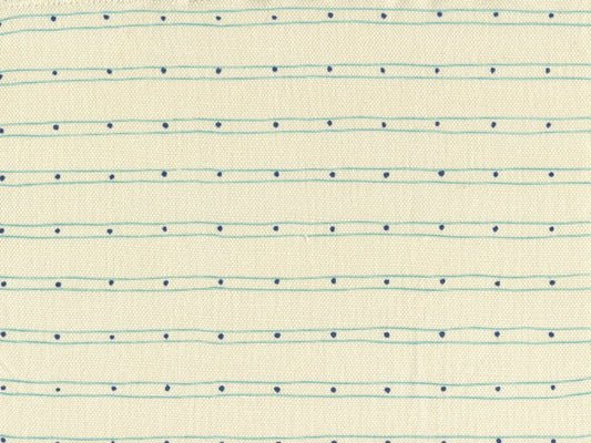 Soho Turquoise Navy on Tint fabric by Alan Campbell