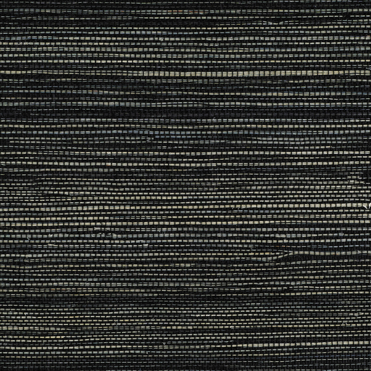 Soho Hemp Grasscloth Wallpaper by Phillip Jeffries in Black And White (PJ 5281)