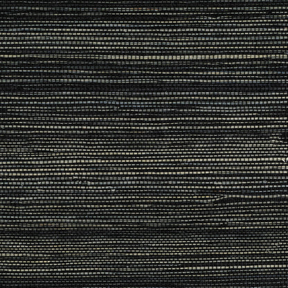 Soho Hemp Grasscloth Wallpaper by Phillip Jeffries in Black And White (PJ 5281)