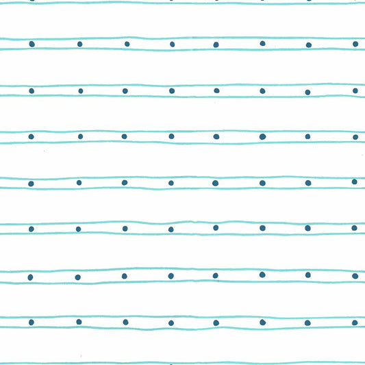 Soho Turquoise Navy wallpaper by Alan Campbell