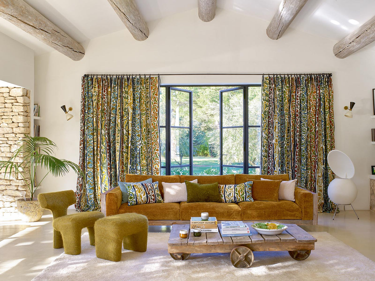 Sokone Fabric by Pierre Frey shown in a room setting (view 1)