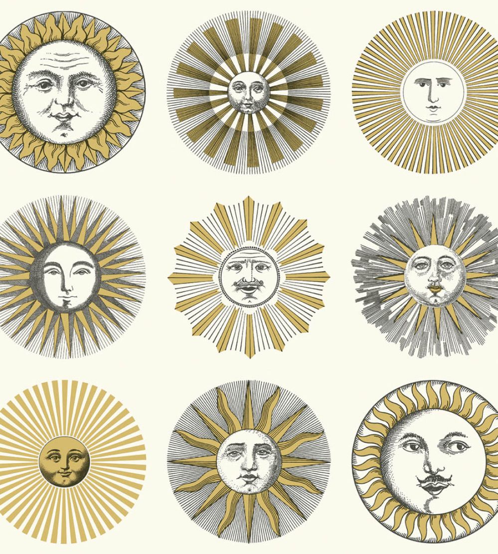 Soli Wallpaper by Cole & Son Cream & Gold