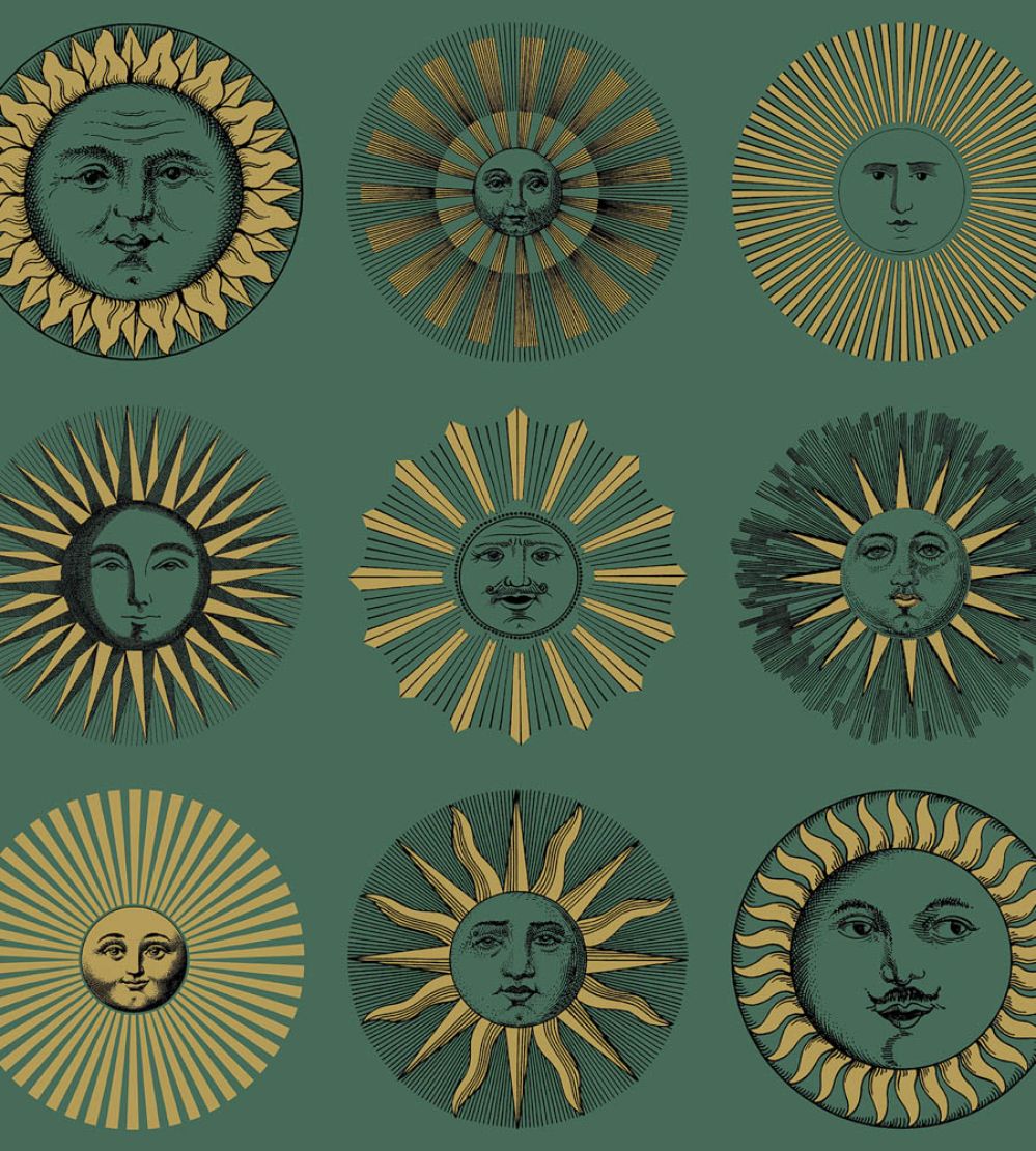 Soli Wallpaper by Cole & Son Emerald & Gold