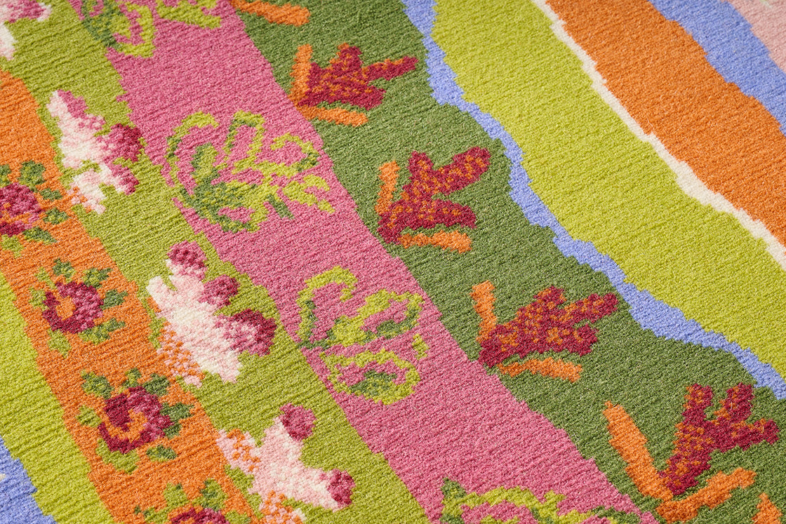 Soliflore Rug by Pierre Frey shown in a room setting (view 1)
