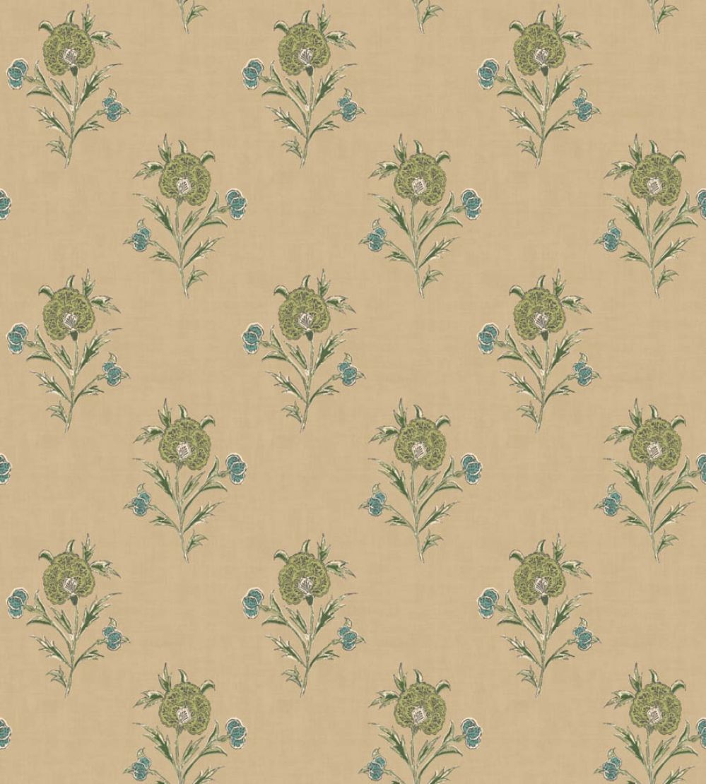 Somerton Wallpaper by Mulberry Home Emerald