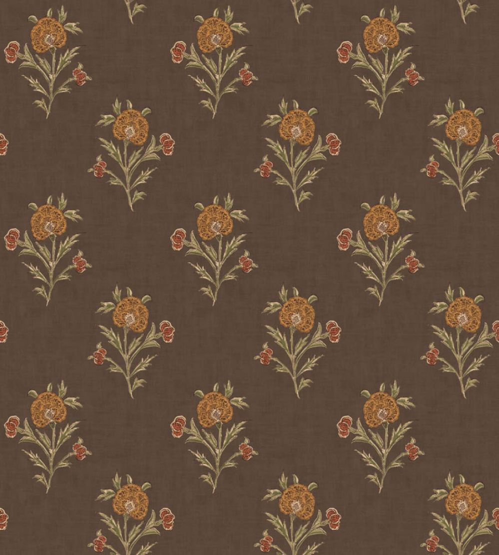 Somerton Wallpaper by Mulberry Home Espresso