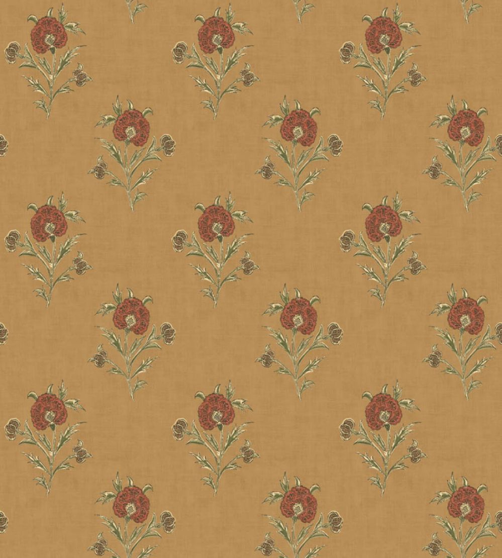 Somerton Wallpaper by Mulberry Home Ochre