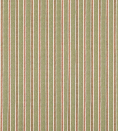 Somerton Stripe Fabric by Mulberry Home Green
