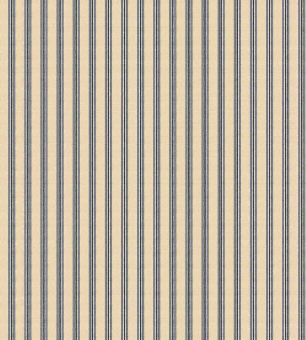 Somerton Stripe Wallpaper by Mulberry Home Indigo