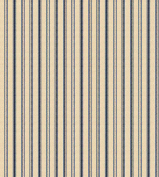 Somerton Stripe Wallpaper by Mulberry Home Indigo