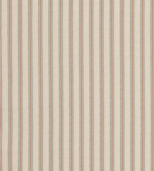 Somerton Stripe Fabric by Mulberry Home Old Blue