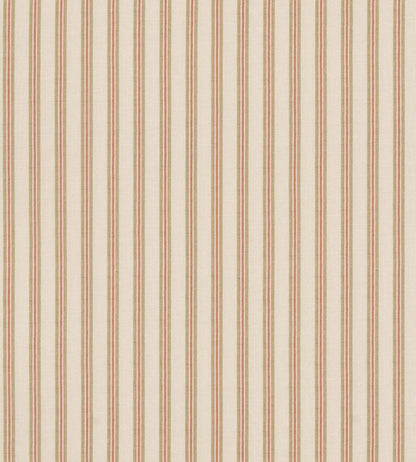 Somerton Stripe Fabric by Mulberry Home Red/Green