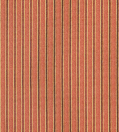 Somerton Stripe Fabric by Mulberry Home Russet