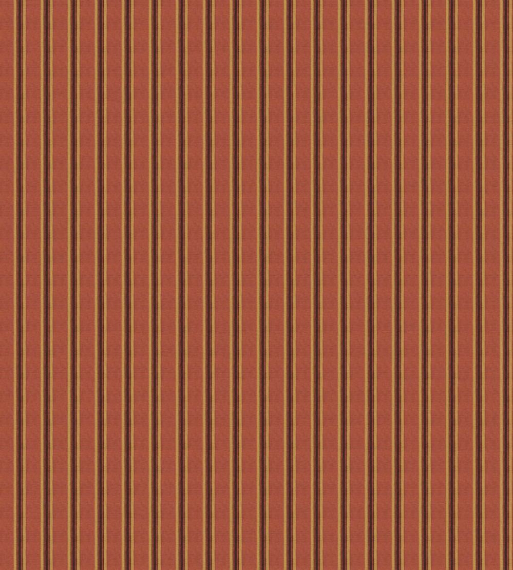 Somerton Stripe Wallpaper by Mulberry Home Russet