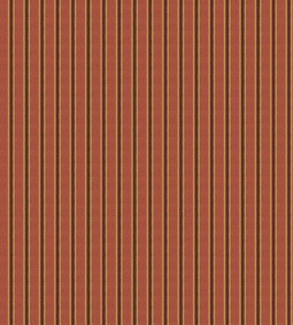 Somerton Stripe Wallpaper by Mulberry Home Russet