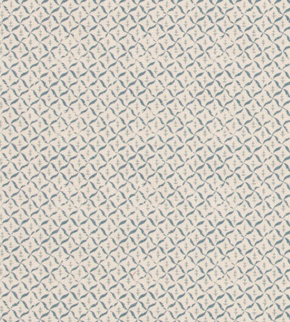 Somerton Trellis Fabric by Mulberry Home Blue
