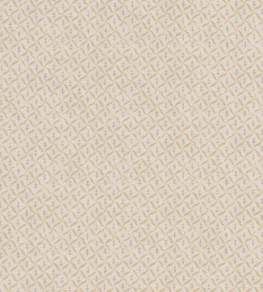 Somerton Trellis Fabric by Mulberry Home Old Blue