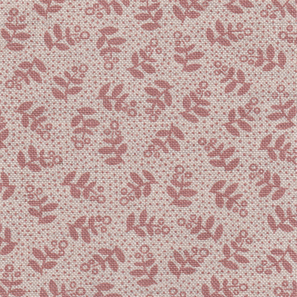 Sorbus Linen Fabric by Nile & York in Plaster Pink