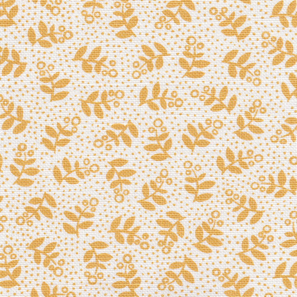 Sorbus Linen Fabric by Nile & York in Saffron