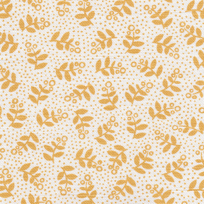 Sorbus Linen Fabric by Nile & York in Saffron