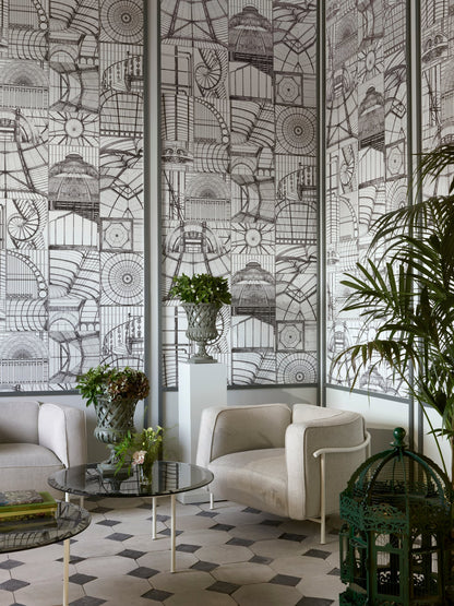 Sous la Verriere Wallpaper by Pierre Frey shown in a room setting (view 1)