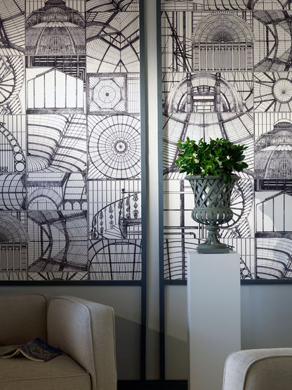 Sous la Verriere Wallpaper by Pierre Frey shown in a room setting (view 2)