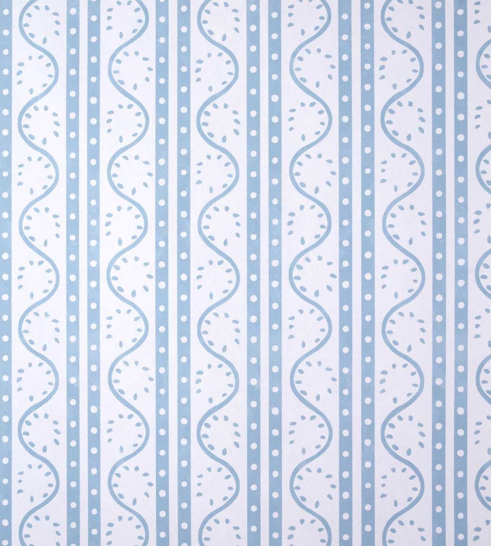 Split Pea Wallpaper by Scion Coast Blue