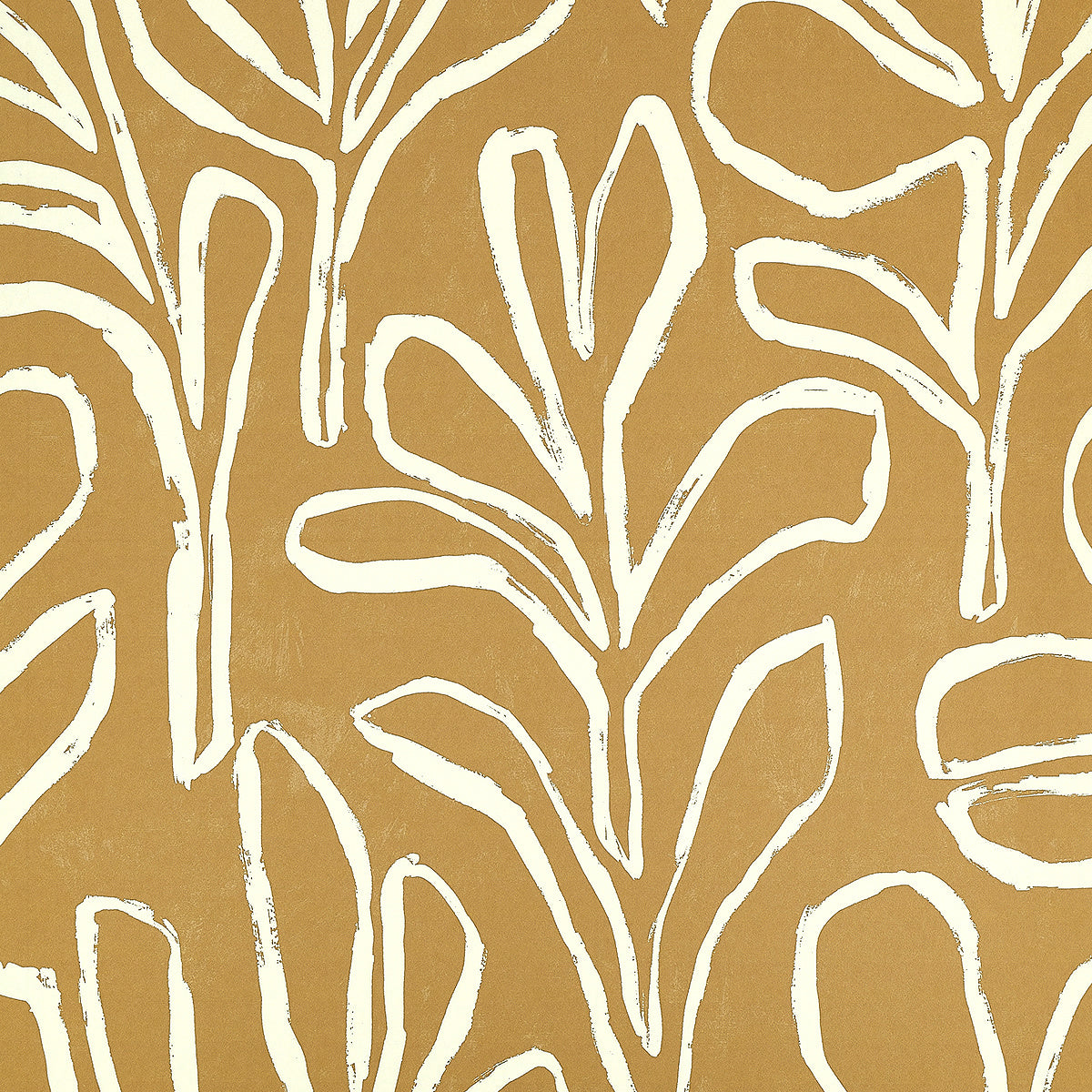 Sprig Silhouette Wallpaper by Phillip Jeffries in Chicory (PJ 10307)