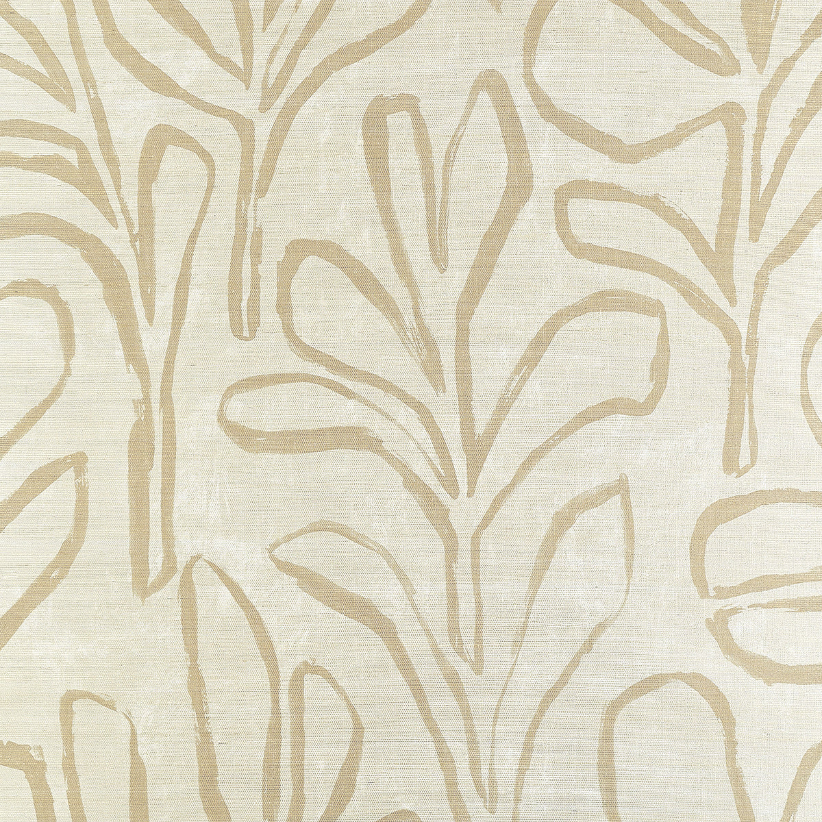 Sprig Silhouette Wallpaper by Phillip Jeffries in Neutral Bloom (PJ 10304)