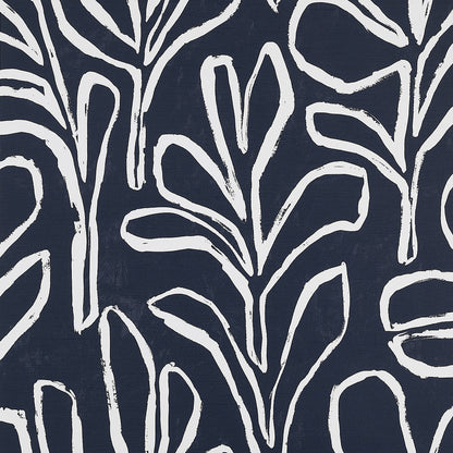 Sprig Silhouette Wallpaper by Phillip Jeffries in Regal Contours (PJ 10312)