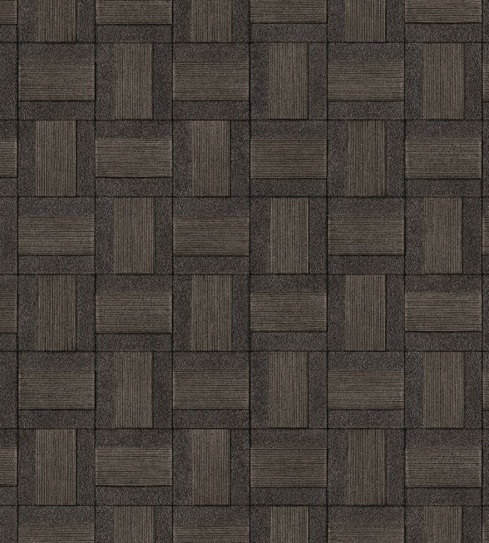 Squares Wallpaper by Eijffinger Brown/Taupe