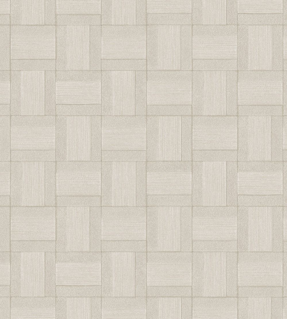 Squares Wallpaper by Eijffinger Natural