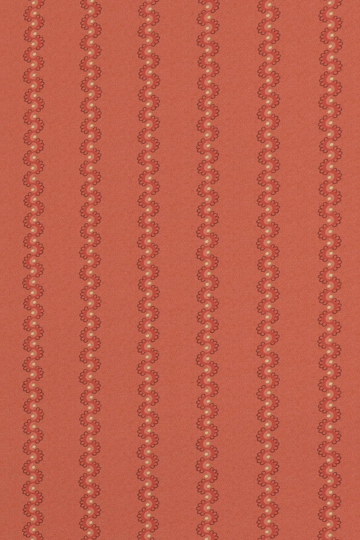 Squeak Wallpaper by Jean Monro in Tomato