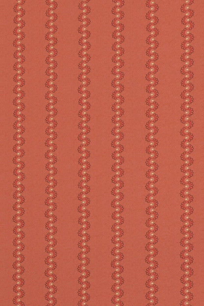 Squeak Wallpaper by Jean Monro in Tomato